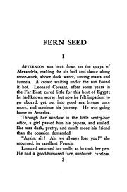 Cover of: Fern seed