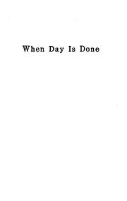 Cover of: When day is done
