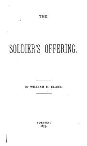 Cover of: The soldier's offering