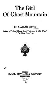 Cover of: The girl of Ghost Mountain