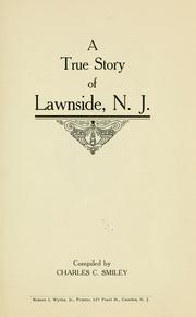 Cover of: A true story of Lawnside, N.J. by Charles C. Smiley