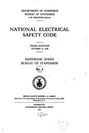 Cover of: National electrical safety code.