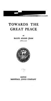 Cover of: Towards the great peace