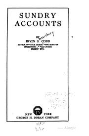 Cover of: Sundry accounts