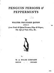 Cover of: Penguin persons & peppermints