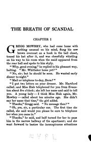 Cover of: The breath of scandal