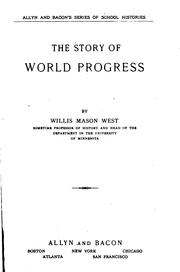Cover of: The story of world progress
