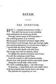 Cover of: Satan: a libretto.