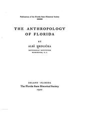 Cover of: The anthropology of Florida