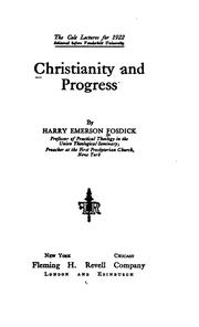 Cover of: Christianity and progress by Harry Emerson Fosdick