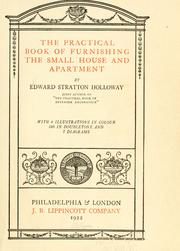 Cover of: The practical book of furnishing the small house and apartment