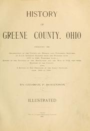 History of Greene County, Ohio by George F. Robinson