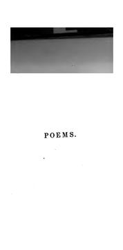 Cover of: Poems: translated and original.