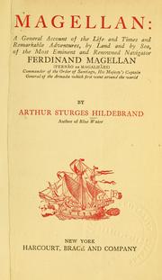 Cover of: Magellan by Arthur Sturges Hildebrand