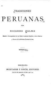 Cover of: Tradiciones peruanas