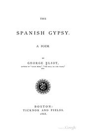 Cover of: The Spanish gypsy by George Eliot