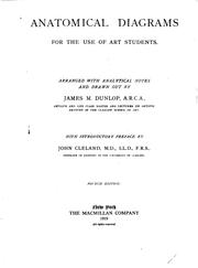 Cover of: Anatomical diagrams for the use of art students