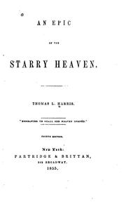 Cover of: An epic of the starry heaven