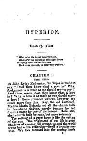 Cover of: Hyperion ; and, Kavanagh