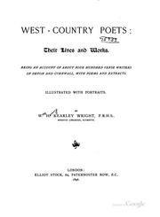 Cover of: West-country poets by W. H. K. Wright