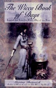 Cover of: The Wicca book of days: legend and lore for every day of the year