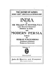 Cover of: India by William Wilson Hunter