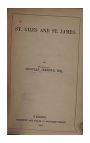 Cover of: St. Giles and St. James.