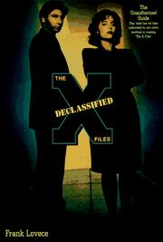 Cover of: The X-files declassified by Frank Lovece