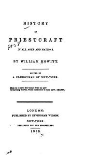Cover of: A popular history of priestcraft in all ages and nations.