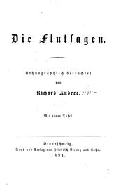 Cover of: Die flutsagen.