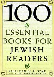Cover of: 100 essential books for Jewish readers