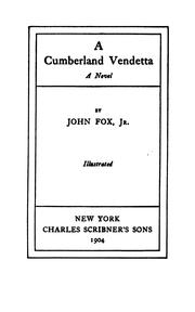 Cover of: A Cumberland vendetta: a novel