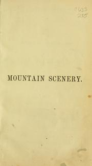 Cover of: Mountain scenery. by Henry E. Colton