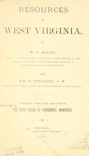 Cover of: Resources of West Virginia