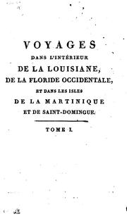 Cover of: Voyages dans l'intérieur de la Louisiane