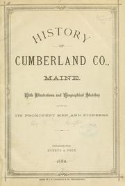 History of Cumberland Co., Maine by W. W. Clayton