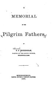 Cover of: A memorial of the Pilgrim fathers
