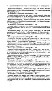 Cover of: Bibliography of the Wakashan languages