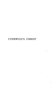 Cover of: Cynewulf's Christ: an eighth century English epic