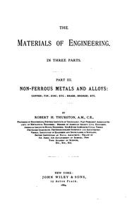 Cover of: The materials of engineering.