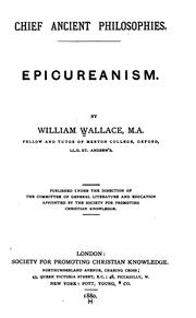 Cover of: Epicureanism.