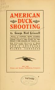 Cover of: American duck shooting