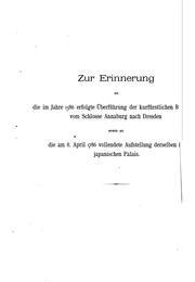Cover of: Erläuterungen zur Mayahandschrift der Königlichen Öffentlichen Bibliothek zu Dresden