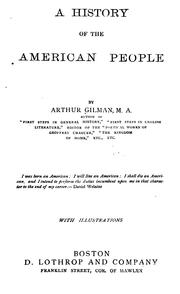 Cover of: A history of the American people