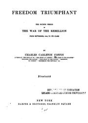 Cover of: Freedom triumphant | Charles Carleton Coffin