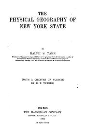 Cover of: The physical geography of New York state