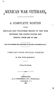 Cover of: Mexican War veterans by William Hugh Robarts