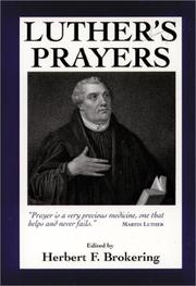Cover of: Luther's prayers