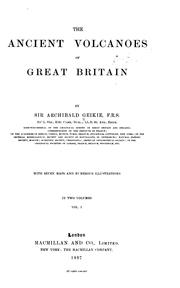 Cover of: The ancient volcanoes of Great Britain