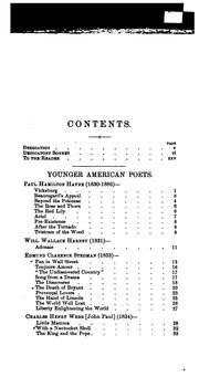 Cover of: Younger American poets, 1830-1890